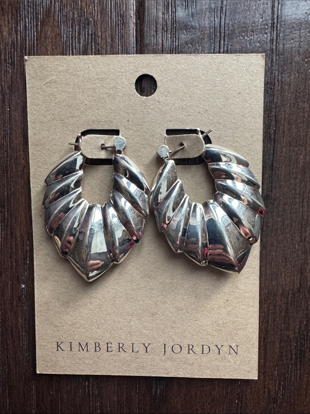 Sterling‎ Silver Hoop Earrings, Sculpture
